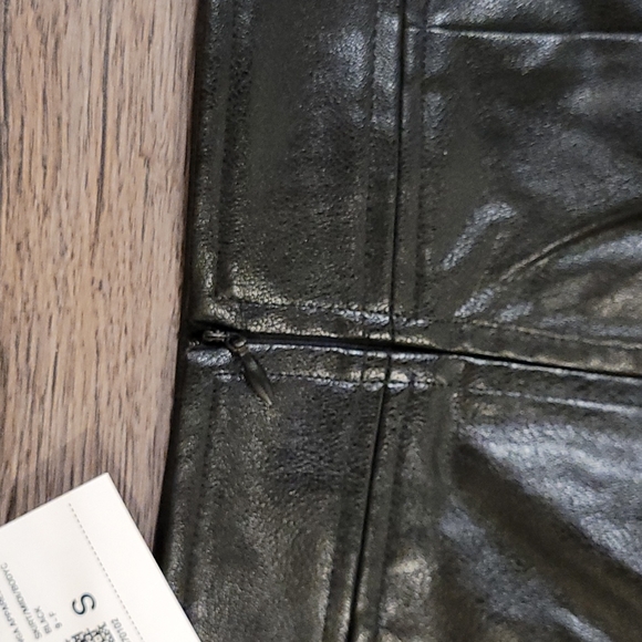 Forever21 Black Leather Skirt - Picture 6 of 6